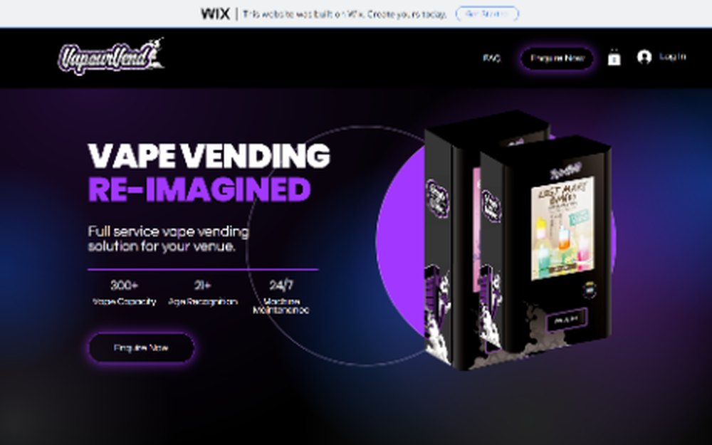 VapourVend portfolio project